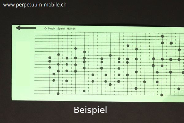 Melodien auf Lochstreifen 20-Ton